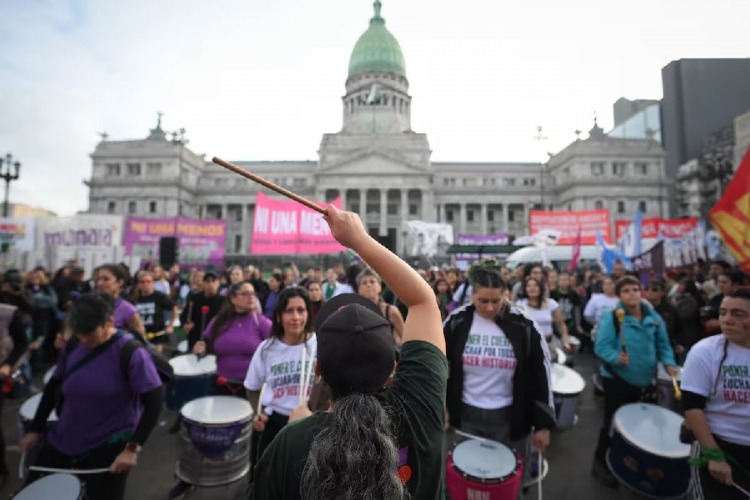  A 11 a�os de la primera marcha, Ni Una Menos volvi� a llenar las calles contra la violencia de g�nero